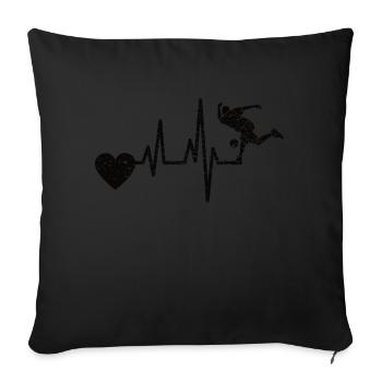 Bowling Kegelverein Kegeln Bowler Bowlingverein - Sofa pillowcase 17,3'' x 17,3'' (45 x 45 cm) - black - Front