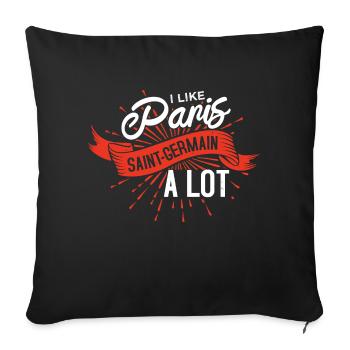 I LIKE ALOT - Sofa pillowcase 17,3'' x 17,3'' (45 x 45 cm) - black - Front