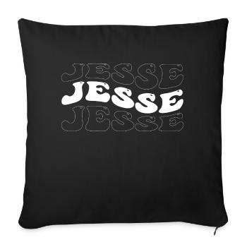 Funny Jesse Groovy 4 Men Women Cool Jesse Tie Dye - Sofa pillowcase 17,3'' x 17,3'' (45 x 45 cm) - black - Front
