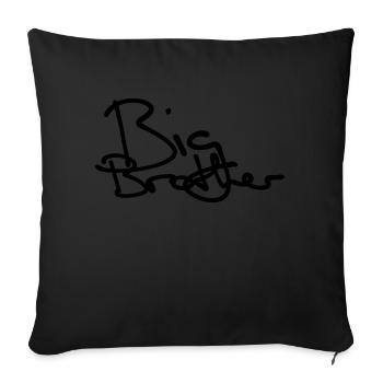 BIG BROTHER MANUSCRIT - Housse de coussin décorative 45 x 45 cm - noir - Devant