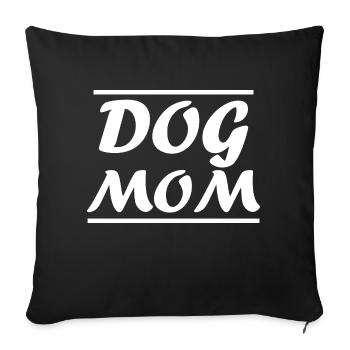 Dog Hund - Sofa pillowcase 17,3'' x 17,3'' (45 x 45 cm) - black - Front