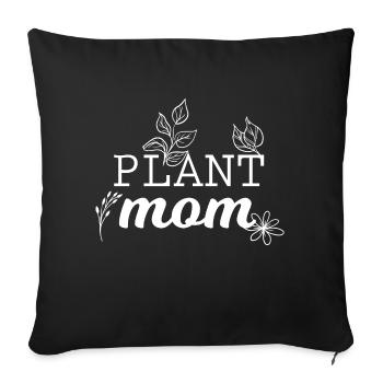 Flower Flower Plant - Sofa pillowcase 17,3'' x 17,3'' (45 x 45 cm) - black - Front