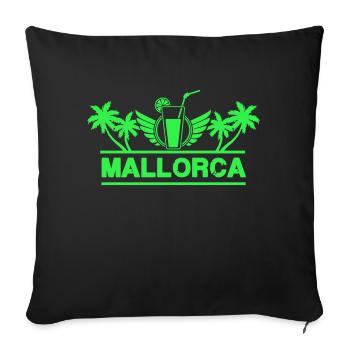 Majorca - Sofa pillowcase 17,3'' x 17,3'' (45 x 45 cm) - black - Front