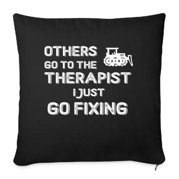 Craftsman Handyman Craft Tool Construction Site - Sofa pillowcase 17,3'' x 17,3'' (45 x 45 cm) - black - Front