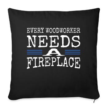 arboriculturist gift idea arboriculture sayings - Sofa pillowcase 17,3'' x 17,3'' (45 x 45 cm) - black - Front