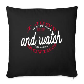 Bakers Motto Bedroom Quote Bakers Shirt - Sofa pillowcase 17,3'' x 17,3'' (45 x 45 cm) - black - Front
