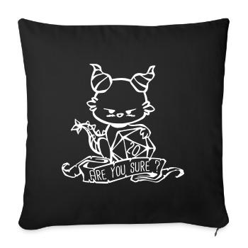 Are you sure RPG GAME - Sofa pillowcase 17,3'' x 17,3'' (45 x 45 cm) - black - Front