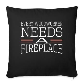 Jokes Funny Quote Joke John Carpenter Tshirts - Sofa pillowcase 17,3'' x 17,3'' (45 x 45 cm) - black - Front