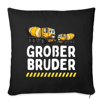 Big Brother 2024 Mélangeuse - Housse de coussin décorative 45 x 45 cm - noir - Devant