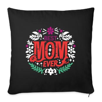 Beste Mutter aller Zeiten - Sofakissenbezug 45 x 45 cm - Schwarz - Vorne