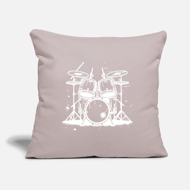Drum Graphics Sofa pillowcase 17,3'' x 17,3'' (45 x 45 cm)
