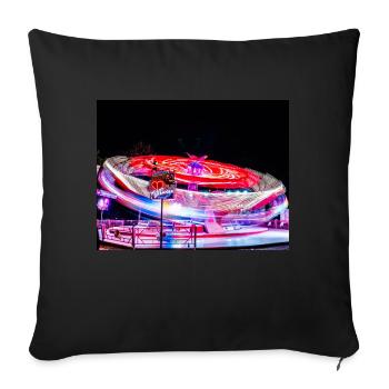 Da ist Kirmes - Sofakissenbezug 45 x 45 cm - Schwarz - Vorne