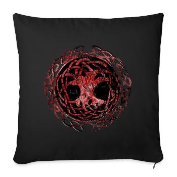 Yggdrasil, Baum des Lebens, Ragnaroek Edition - Sofakissenbezug 45 x 45 cm - Schwarz - Vorne