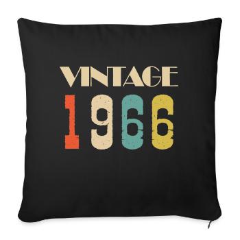 1981 Vintage Édition limitée Cadeau - Housse de coussin décorative 45 x 45 cm - noir - Devant