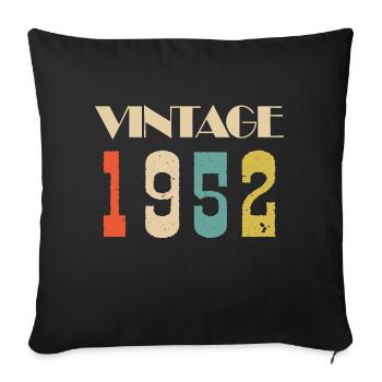 1995 Vintage Édition limitée Cadeau - Housse de coussin décorative 45 x 45 cm - noir - Devant