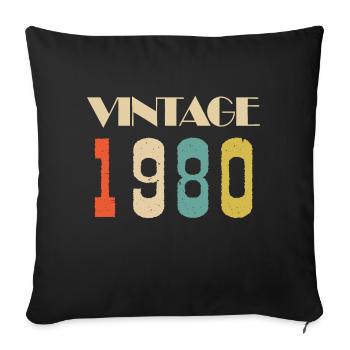 1967 Vintage Édition limitée Cadeau - Housse de coussin décorative 45 x 45 cm - noir - Devant