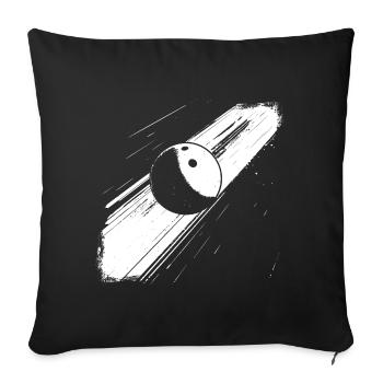 Boule de bowling - Housse de coussin décorative 45 x 45 cm - noir - Devant