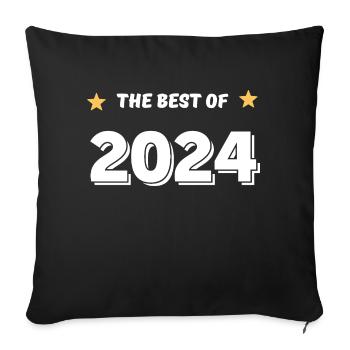 Best of 2024 - Housse de coussin décorative 45 x 45 cm - noir - Devant