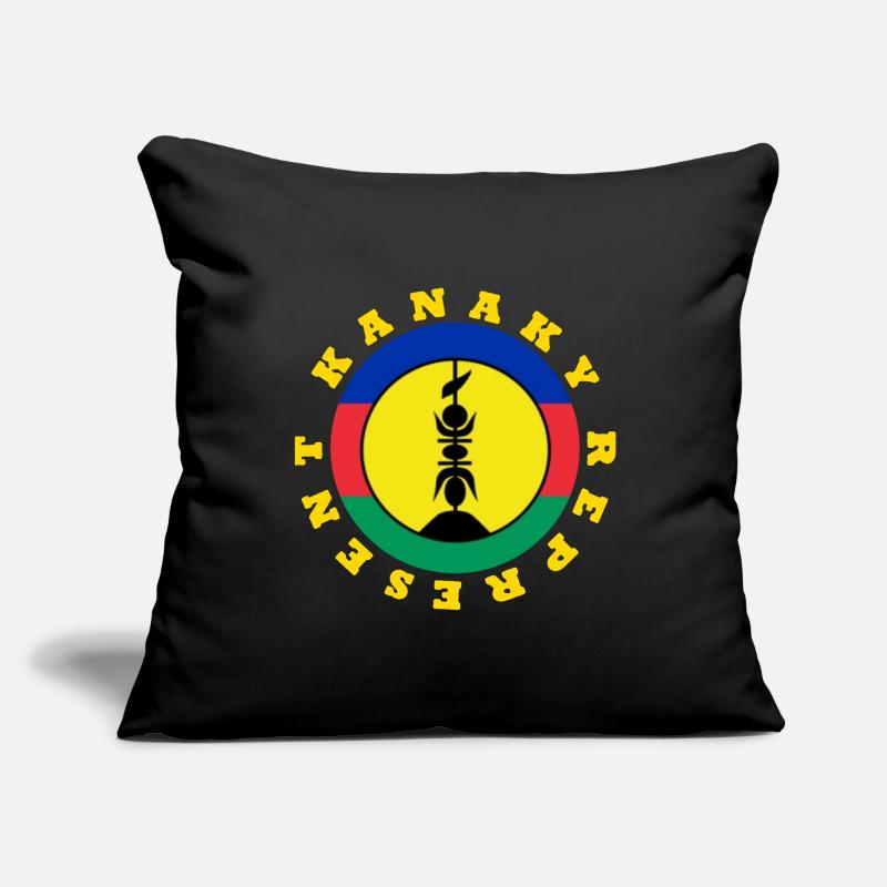 KANAKY REPRESENT ROUND Sofa pillowcase 17,3'' x 17,3'' (45 x 45 cm)
