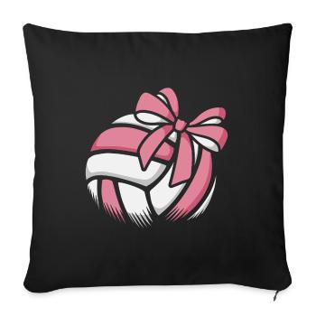 Volleyball Girls Beach Volleyball Volleyball Player - Sofa pillowcase 17,3'' x 17,3'' (45 x 45 cm) - black - Front