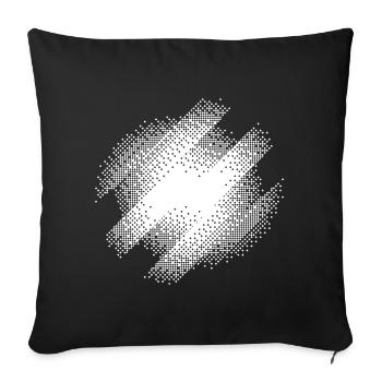 Bauhaus Burst Résumé - Housse de coussin décorative 45 x 45 cm - noir - Devant