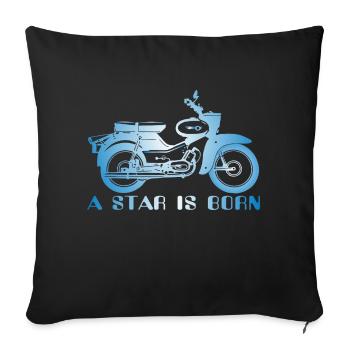 Simson Star is Born - Sofakissenbezug 45 x 45 cm - Schwarz - Vorne