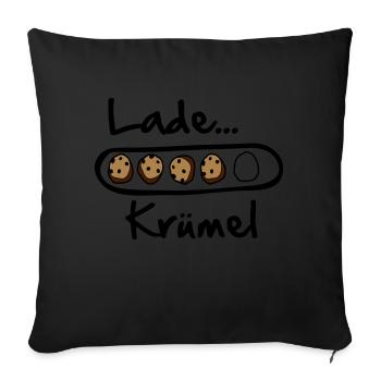 Lade... Krümel - Sofakissenbezug 45 x 45 cm - Schwarz - Vorne