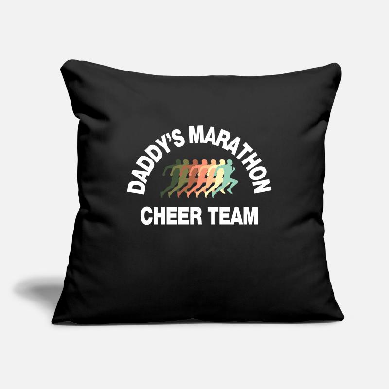 dad's marathon cheer team Sofa pillowcase 17,3'' x 17,3'' (45 x 45 cm)