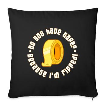 Avez-vous de la bande que je suis déchiré cadeau - Housse de coussin décorative 45 x 45 cm - noir - Devant