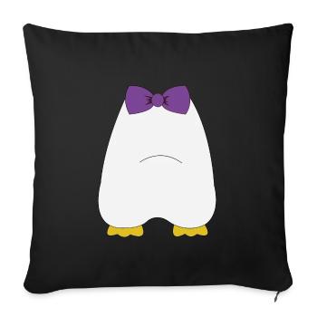 Halloween Costume Penguin Tuxedo Gift JGA - Sofa pillowcase 17,3'' x 17,3'' (45 x 45 cm) - black - Front
