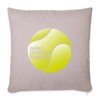tennis - Sofa pillowcase 17,3'' x 17,3'' (45 x 45 cm) - light taupe - Front