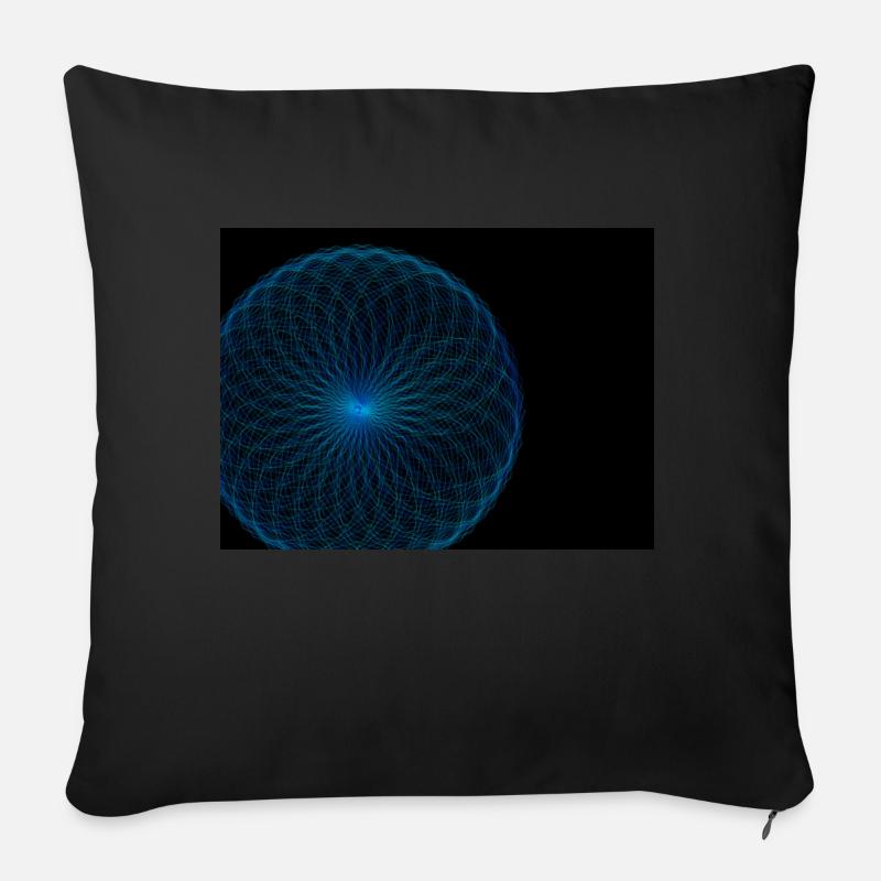 m14 - Sofa pillowcase 17,3'' x 17,3'' (45 x 45 cm) - black