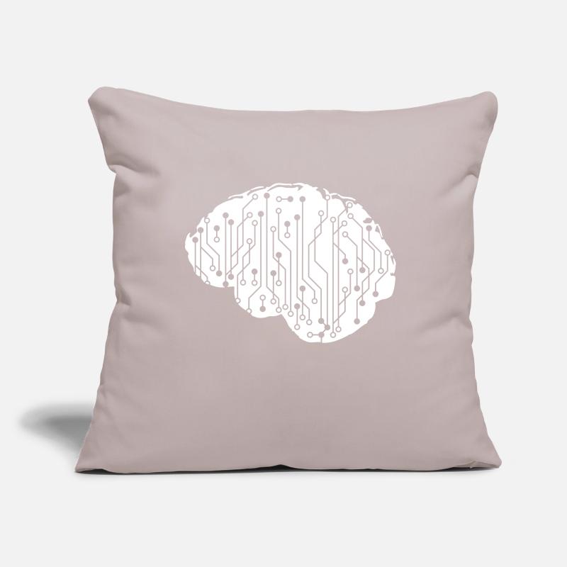 Electrical Brain CPU Data Circuit Computer Sofa pillowcase 17,3'' x 17,3'' (45 x 45 cm)