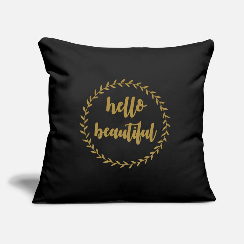 Hello beautiful Sofa pillowcase 17,3'' x 17,3'' (45 x 45 cm)