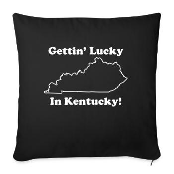 Gettin' Lucky In Kentucky School of Rock - Sofa pillowcase 17,3'' x 17,3'' (45 x 45 cm) - black - Front