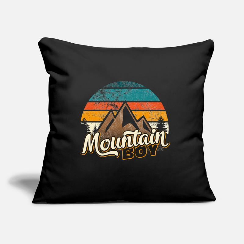 Mountain Boy Partner Look Shirt Mountains Men Retro Sofa pillowcase 17,3'' x 17,3'' (45 x 45 cm)