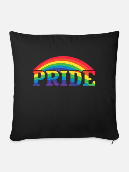 Stolz Lgbt - Sofakissenbezug 45 x 45 cm - Schwarz