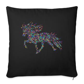 Tölter3 Confettis - Housse de coussin décorative 45 x 45 cm - noir - Devant