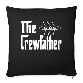 The Crewfather Rowing Funny T-Shirt Present Gift - Sofa pillowcase 17,3'' x 17,3'' (45 x 45 cm) - black - Front