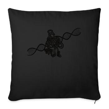 Ramoneur Ramoneur Cadeau Balayeuse de nourriture - Housse de coussin décorative 45 x 45 cm - noir - Devant