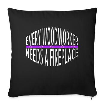 Happy Christmas Tree Sayings Christmas Pajama - Sofa pillowcase 17,3'' x 17,3'' (45 x 45 cm) - black - Front