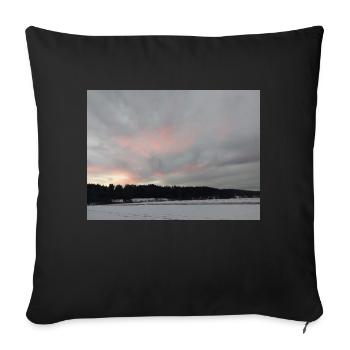 winter - Sofakissenbezug 45 x 45 cm - Schwarz - Vorne