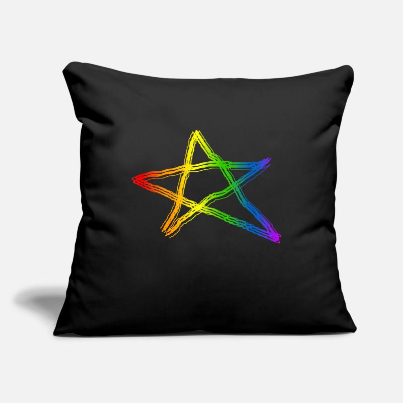 Pentagram Satan Devil gothic goth occult witch 1 Sofa pillowcase 17,3'' x 17,3'' (45 x 45 cm)