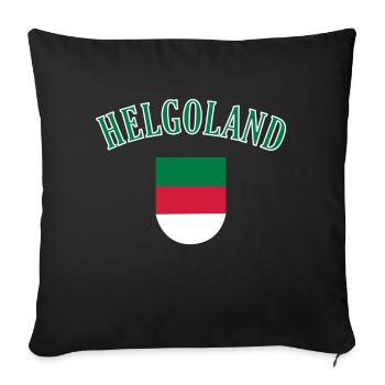Helgoland - Sofakissenbezug 45 x 45 cm - Schwarz - Vorne