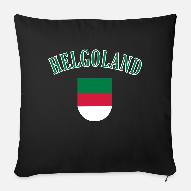 Helgoland - Sofakissenbezug 45 x 45 cm - Schwarz