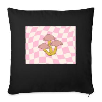 trippy - Housse de coussin décorative 45 x 45 cm - noir - Devant
