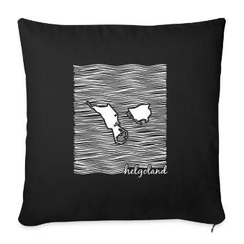 Helgoland, Schleswig-Holstein/Germany, North Sea - Sofa pillowcase 17,3'' x 17,3'' (45 x 45 cm) - black - Front