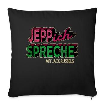 statement witzig chihuahua lustig zitat lieben - Sofakissenbezug 45 x 45 cm - Schwarz - Vorne