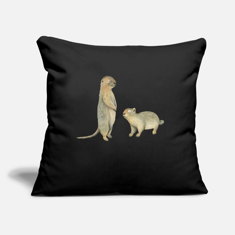 Gopher Housse de coussin décorative 45 x 45 cm