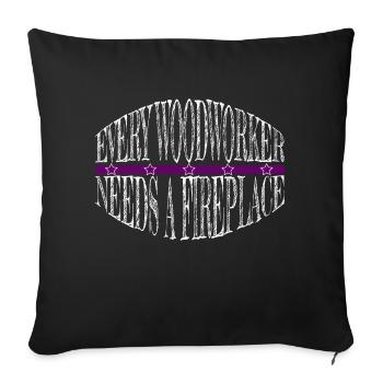 sayings gift john carpenter tools funny sayings - Sofakissenbezug 45 x 45 cm - Schwarz - Vorne